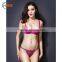 HSZ-G5019 Latest Fashion Sexy Seamless Bra Set 2017 New Design TV Women Hot Lace Underwear Lingerie Lady Stylish Panty Sleepwear