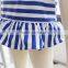 Baby Girl Bikini Stripes Swimsuit 3 Pieces Set Summer Seaside Baby Clothes