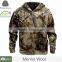 Bulk woodland hoodies,merino wool wholesale camo hoodies