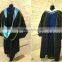 Graduation gowns with hood and cap