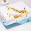 100% cotton printed cartoon character baby bath towel, hight quality reactive printed gauze towels baby swaddle china
