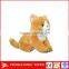 Wholesale cute yellow stuffed cat plush toy custom soft lifelike cat plush toy for kids