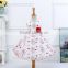 2017 hot sell embroidery sleeveless princess tutu, pink rose pettiskirt