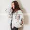 B22676A Korea fashion women baseball uniform coat embroidered jacket windbreaker jacket