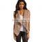 SJ313-01 Australia Winter Fur Vests Good Look Women Coats Vests Light Camel