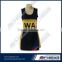 Sport sublimated Best Selling A Line Netball Dress netball bodysuit wholesale custom