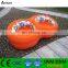 Flocked PVC inflatable blue flocking double sofa double chair double seat