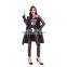 Leather Girl Fancy Dress Costume Ladies Sexy Outfit Star Blaster Costume