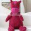 Children Bunny Plush Fighting Animals Stripes Birthday Lights Porcupine