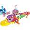 39PCS Christmas Gift Plastic Electric Toy Train Set with Light and Music (10289931)