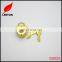 Factory supply gold metal heart shaped padlock for jewelery box