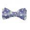 100% linen flowers printed custom bow tie