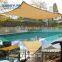 UV resistant HDPE knitted polyester garden wind sun shade sail cloth canopies