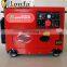 5kva three phase 220V Silent Cart type diesel generator