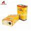 Custom square metal tin paint can /chemical can sizes