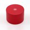 Round texture paper ring box red tube ring jewelry packaging box with custom logo