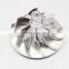 GT3571 51.16/70.97mm 434244-0012 6+6 blades milling/aluminum 2618/Billet compressor wheel for 479017/704409