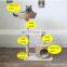 New design simple natural paradise weaving cat climbing tree house