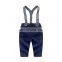 Spring Cotton Gentleman Baby Boys Clothes Clothing Sets Plaid Long Sleeve Bow tie Shirt Rompers Suspenders Pants Xmas Outfits