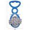 Jianicat Pet Dog Squeaky Cotton TPR Rope Toy
