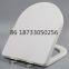 d shape plastic soft close toilet seat