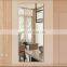 antique silver frame mirror
