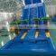 Manufacturer Large Adult Inflatable Forest Water Wet Slide With Small Pool For Clearance Sale