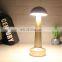 modern wholesale simple Aluminum bedside led black stirp black table lamp