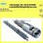 SZ65/132 Plastic PVC pipe extruding twin conical screw and barrel