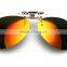 2016 new designer polarized clip on driver metal sunglasses for shortsightedness near vision