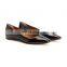 women latest design flat sandal shoes comfortable ladies pointed toe flat shoes (LAJft0003)