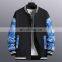 Wholesale Custom Baseball Uniform Men's Spring and Autumn New Loose Casual Jacket Couple Men's Plus Size Jacket