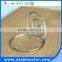 Desktop metal wire spiral card holder
