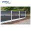 Easy installation composite wood privacy garden wpc fence better than vinyl pvc fence