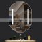 wholesale round irregular shape cheap make up bathroom led compact mirror