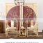 2 Panel wood room divider screen