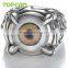 Topearl Jewelry High Quality Gothic Stainless Steel Evil Eye Dragon Claw Ring MER143