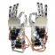 Left Hand+Right Hand Humanoid Five Fingers 5DOF Metal Manipulator Arm hand with A0090 Servos for Robot DIY