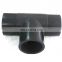 Shandong province Factory all size PE100 PE80  butt fusion fitting tee elbow stub end
