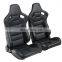 fashionable usa warehouse adjustable racing sport seat with PVC cover