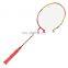 Custom multicolor 22-35lbs light weight badminton racket customize