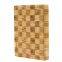 Wholesale Organic Bamboo End Grain Cutting Board with Juice Groove Large Thickness Kitchen Chopping Block Food Butcher Board