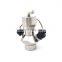 Sanitary stainless steel weld aseptic pneumatic sampling valve