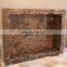 Butterfly brown marble tiles