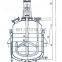 high quality lab stainless steel glass lined reactor
