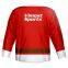 newest style breathable ice hockey jersey with red and white colors