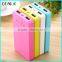 Rectangle colour power bank 6000mAh rechargable cell phone battery
