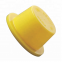 Thick Wide Flange Pump Fittings Cylinder Valve protection Yellow Tapered Polyethylene Flexible Conduit End Cap