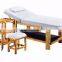 Beiqi Wholesale Price Beauty Salon Massage Bed Beauty with Wood Base Manicure Table for Barber Salon Furniture