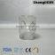 150ml glass pudding bottles/jars with lid heart engraved